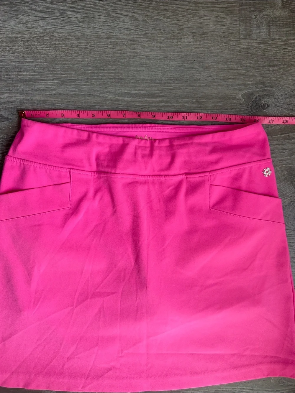 Lily Pulitzer UPF 50+ Luxletic Monica Skirt Skort Pink Isle 8